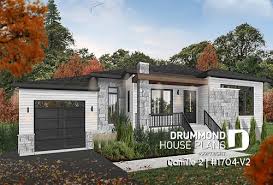 Many designs resemble more traditional ranch homes while others make use of flat or gently sloped roofs and asymmetric floor plans to create a truly unique look. Vintage Mid Century Modern House Plans Drummond House Plans