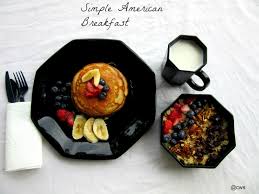 In one study, people who ate oatmeal for breakfast felt fuller afterward than people who had dry cereal. American Breakfast Oatmeal And Pancakes Cooking With Sapana