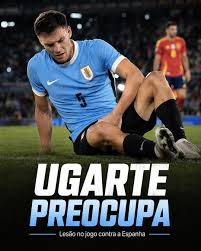O Uruguai confirmou neste domingo a gravidade da les&atilde;o de Manuel Ugarte. O  volante sofreu uma ruptura de ligamento cruzado no joelho esquerdo e ficar&aacute;  fora por v&aacute;rios meses ap&oacute;s se machucar