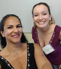 Who knew that Dr. Anju Singh has a twin? Or is that first-year student  Candace Outten who decided to dress up like her professor for HU Spirit  Week? "I am honored to