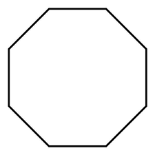 This Picture Features An Octagon An Octagon Is A Polygon With 8 Sides And 8 Interior Angles Which Add To 1080 De Octagon Octagon Pattern Paper Flower Template