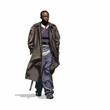 Illustration Omar Little The Wire The Wire Tv Show The Wire Tv Show Wallpaper The Wire Hbo