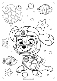My daughter is a huge animal lover so paw patrol has been a favorite around here! Printable Paw Patrol Pdf Coloring Pages For Boys