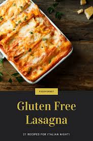 gluten free lasagna recipes for italian