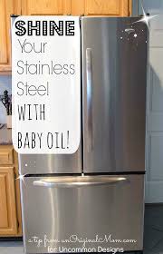 Instead, she suggests using products like baking soda that can revive dull stainless steel. How To Clean Stainless Steel Appliances With Baby Oil