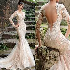 Pin By Ashley Trieu On Wedding Wedding Dresses Long Sleeve Bridal Dresses Stylish Wedding Dresses