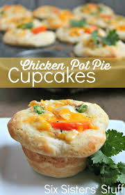 Chicken Pot Pie Cupcakes Recipe Muffin Tin Recipes Healthy Pot Pie Chicken Pot Pie Cupcakes