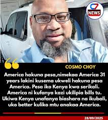 Cosmo Choy ameonja pesa ya serikali akasahau kila kitu!