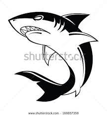 shark vector stock photos images pictures shutterstock kopek baligi cizim sanat