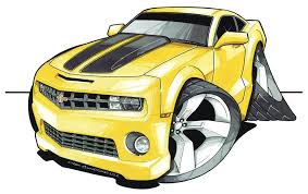Black And White Camaro Clipart Chevy Camaro Printed Koolart Cartoon T Shirt 3085 Yellow Red Black More Colors Camaro Chevy Camaro Cartoon T Shirts