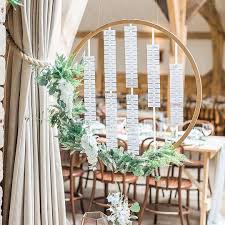 Seating Chart In A Hoop In 2019 Seating Chart Wedding