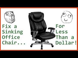 fix a sinking office chair for less