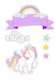 Free Printable Unicorn Cake Toppers Unicorn Printables Unicorn Cake Topper Unicorn Topper