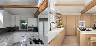 Maybe you would like to learn more about one of these? Before After This Kitchen Remodel Was Updated With Warm Wood Cabinets