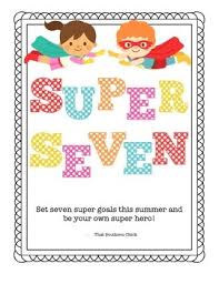 super seven summer chore chart by that southern chick