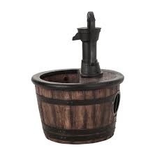 My house had no water and this was the only business that answered my call after hours. Noble House Colquitt Outdoor Water Pump Fountain Brown And Black Walmart Com Walmart Com