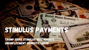 Trump Signs Stimulus Bill Averts Unemployment Benefits Lapse Youtube