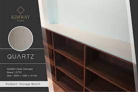 fresh concrete 收纳柜长凳安装 fresh concrete storage bench showcase 与大家分享eco flora 顾客家的收纳柜长凳 实用收纳柜 搭配简约的石英石设计 呈现出不失格调的现代设计理念 成品示范 home decor decor home