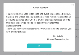 Oct 14, 2021 · part 2: Huawei Will Stop Providing Bootloader Unlocking For All New Devices