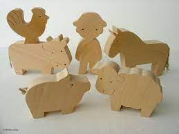 Wooden Farm Animals Montessori Wooden Toys For Toddlers Etsy Eco Wooden Toys Handmade Wooden Toys Wood Toys