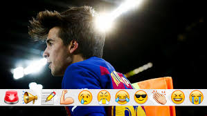 His shot is on target but it's saved. Fc Barcelona Vs Granada With Riqui Puig S They Are Going To Have Fun Spain S News