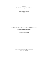 (ii) the further risks associated with the islamic bank's fiduciary responsibilities as mudarib towards fund providers under the mudarabah form of contract. Shariah Non Compliance Through Auditing And Risk Management Islamic Banking And Finance Audit