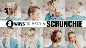 Categories hair extensions hair advice and tips wedding hair inspo video tutorials easy hairstyles braids hairstyles curly hair short hair quizzes. 8 Cute Scrunchie Hairstyles Twist Me Pretty Youtube