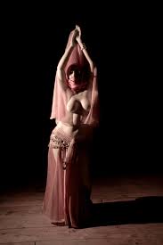 Nude belly dance