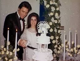 Dedicated To The Presley Family Elvis And Priscilla At Their Wedding Reception At Elvis Wedding Elvis Presley Pictures Elvis And Priscilla