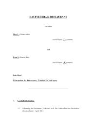 Muster für vereinbarung zur übernahme. Http Winwerk Ch Docs Vertr C3 A4ge Kaufvertrag Restaurant Pdf