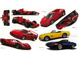 Looking for the ideal sports wall decals to express yourself? Classic Ferrari Cars Set Of Wall Decals 41