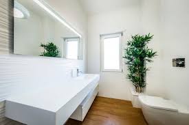 Bodenfliesen In Holzoptik Im Bad Und Weisse 3d Wandpaneele Fliesen Holzoptik Wohnungsplanung Holzoptik