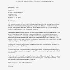 Technical Support And Help Desk Cover Letter Example
