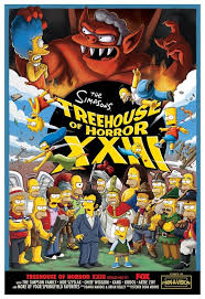 The Simpsons First Look Treehouse Of Horror Poster Boasts A Host Of Homers Marge In Peril Mit Bildern Bilder Gelbfieber No 2