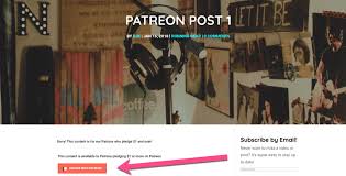 How to see patreon content for free! How To Create A Patreon Membership Site On Wordpress Elegant Themes Blog