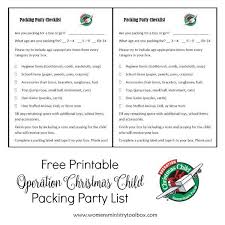 How To Host An Operation Christmas Child Packing Party Women S Ministry Toolbox Operation Christmas Child Boxes Kids Christmas Operation Christmas Child