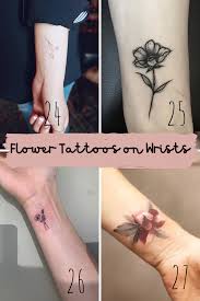 These tattoos can give you an idea of how it might feel to ink a tattoo that small, preparing you to ink tattoos in bigger sizes later on. 27 Flower Wrist Tattoo Ideas For Bracelet Tattoos Tattooglee