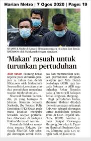 Keratan akhbar tentang bahaya penggunaan telefon bimbit. Keratan Akhbar Hari Ini Mengenai Rasuah Sprm Negeri Selangor Facebook