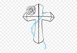 The best selection of royalty free cross drawing vector art, graphics and stock illustrations. Banner Drawing Cross Draw A Rose Hd Png Download 678x600 5003377 Pngfind