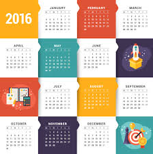 We have creative choices, from classic wall calendars to desk calendars created by illustrators and check out our list of calendars for 2021 that you'll want to snatch up before the new year, no. Creative Calendar 2016 Template Vector 01 Free Download