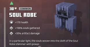 It seems that no one in the minecraft . Soul Robe Minecraft Dungeons Gamewith