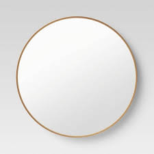 Check out our gold round mirror selection for the very best in unique or custom, handmade pieces from our mirrors shops. 30 Flush Mount Round Decorative Wall Mirror Gold Project 62 Target