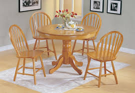 The smooth finish and gorgeous wood grain pattern will be. Round Dining Table For 6 With Leaf Ideas On Foter