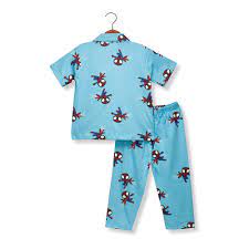 Acute Angle Baby Boys Night Suit With Pajama Spiderman Print Baby Boys Night Dress Baby Boys Pajama Set Cotton Sleepwear For Baby Boys Blue Amazon In Clothing Accessories