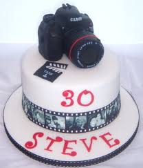 Birthday Cake Design For Brother In Law My Brother In Law S Camera Birthday Cake Camera Cakes Dad Cake Fondant Cake Designs