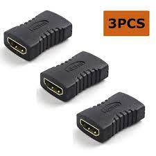 Konex Tm 3 Pieces Premium Hdmi Female To Hdmi Female Adapter Coupler 3pcs Pack Best Buy Canada