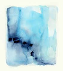 Original Watercolor Abstract Painting Blackbird Fly By Victoria Kloch Blue Indigo Soft Y Watercolor Paintings Abstract Abstract Watercolor Abstract Painting