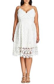 Main Image City Chic So Fancy Lace Dress Plus Size White Plus Size Dresses Lace White Dress Lace Sundress