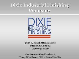 The building is in the hunter hills neighborhood. Ppt Dixie Industrial Finishing Company Powerpoint Presentation Free Download Id 702715
