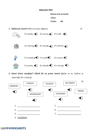 Children love solving these english worksheets for class 2 and remember what they learn for a longer duration. English Pretest Grade 2 Worksheet